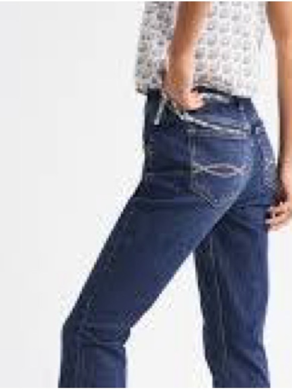 Abercrombie & Fitch Dark Blue Straight Leg Jeans